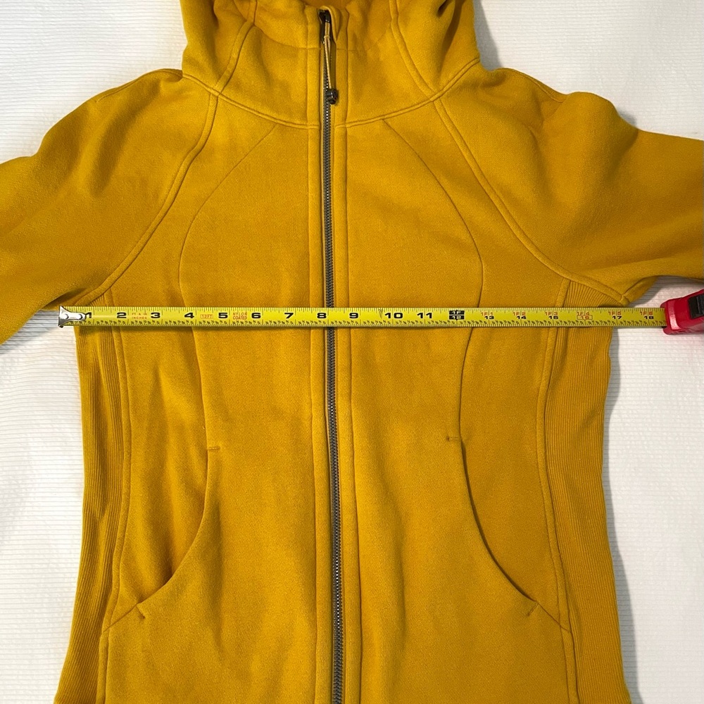 Lululemon gold full-zip hoodie, size 4, EUC - Picture 5 of 7